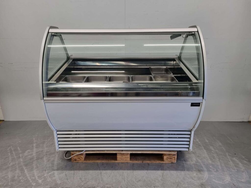 La Squadra Schepijsvitrine Schepijs voor 16 ijsbakken 400V Horeca