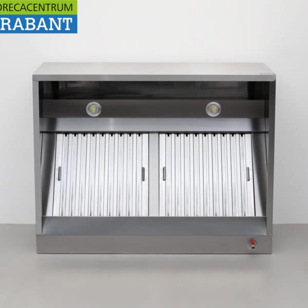 HCB RVS Afzuigkap Dampkap met lamellen filters Premium-line 120 cm Box model Horeca