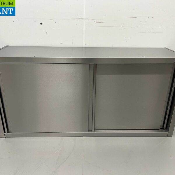 HCB RVS Wandkast Kast Premium-line 2 Schuifdeuren 140 cm Horeca
