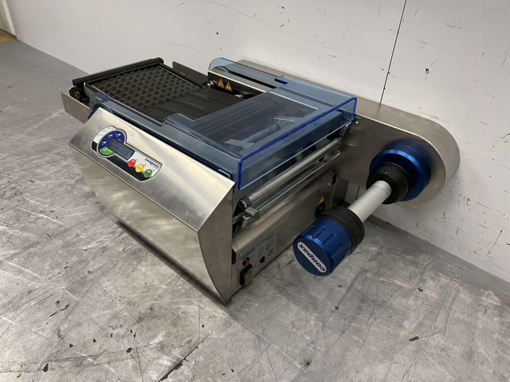 RVS Conpax Klappack Novus Vleeswareninpakmachine Inpakmachine 230V Slagerij Horeca - Afbeelding 4
