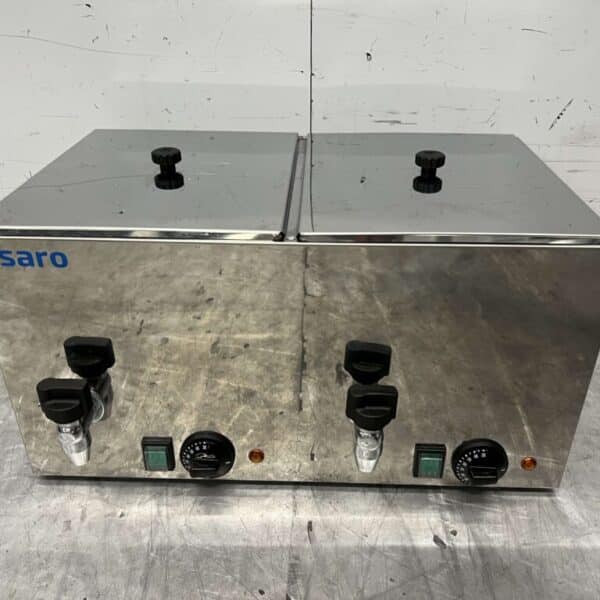 RVS Saro Dubbele Worstenwarmer Worstwarmer 230V Horeca