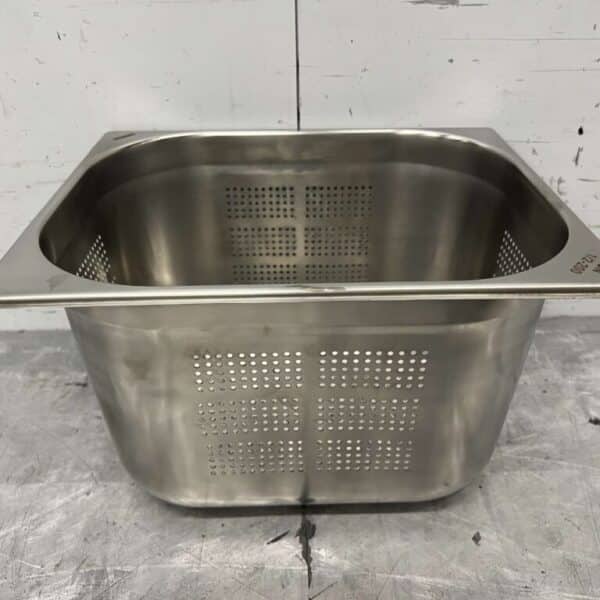 HCB RVS Geperforeerde gastronorm bak GN bak 1/2 Diepte 200 mm Horeca
