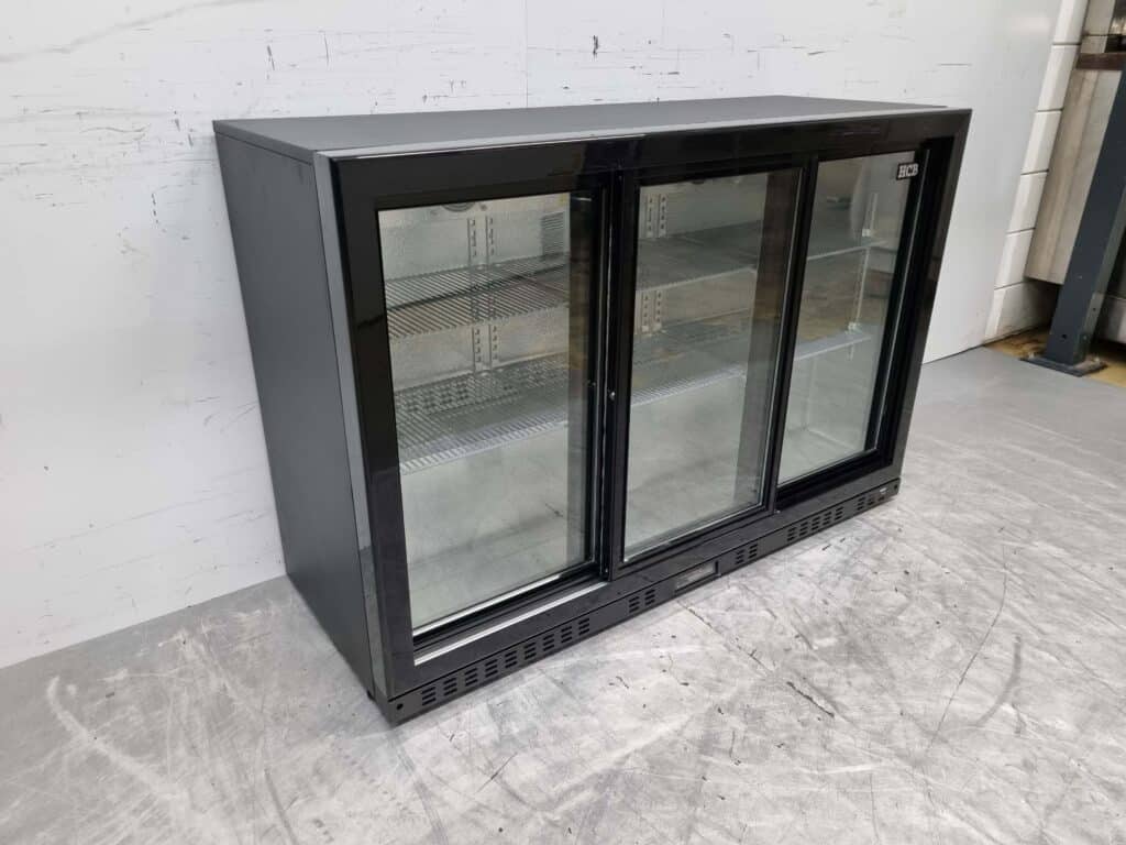 HCB Backbar Barkoeling Glazen schuifdeuren 337 liter 135 cm 230V Horeca - Afbeelding 2