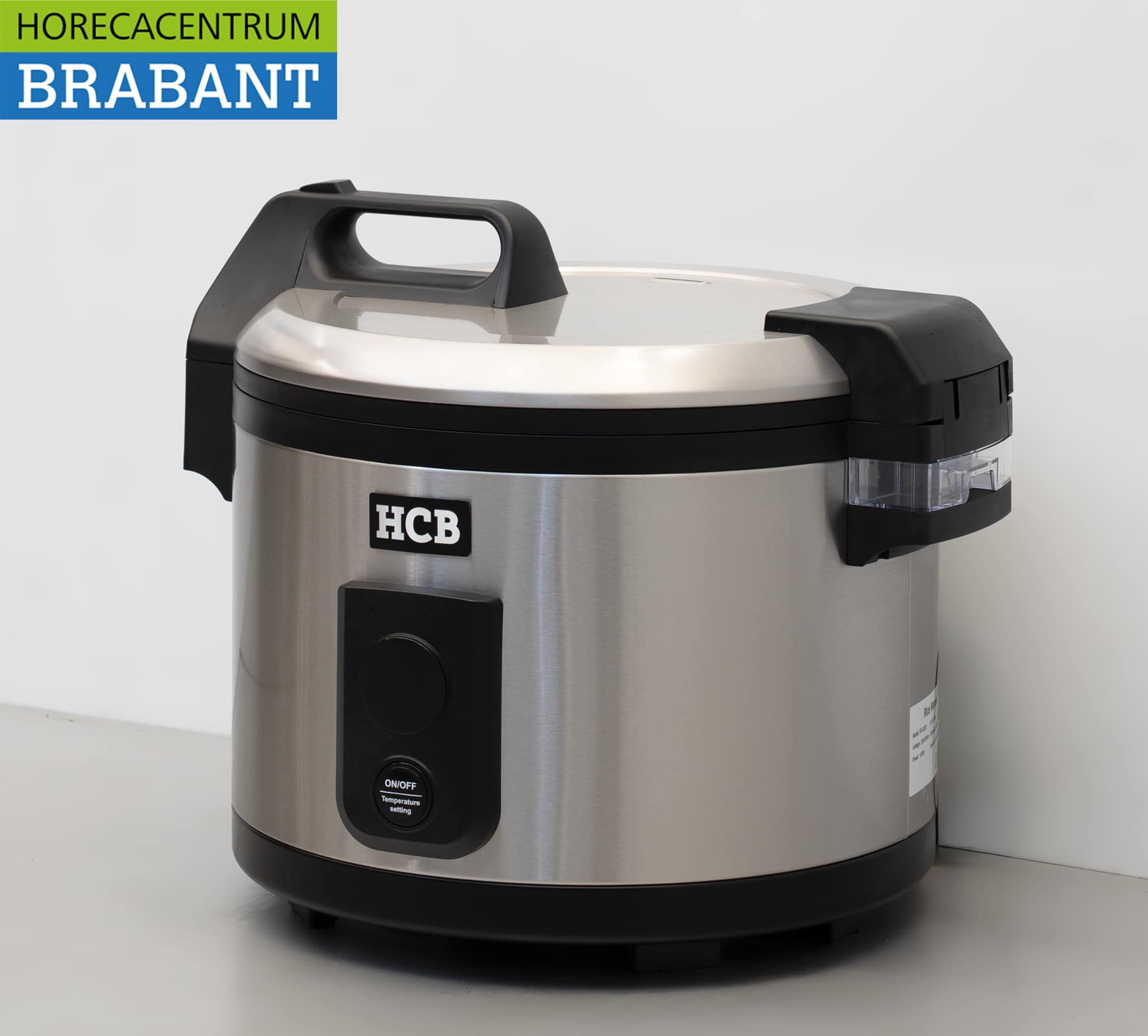 HCB RVS Rijstwarmer Rijst warmhouder 20 liter 230V Horeca - Afbeelding 2