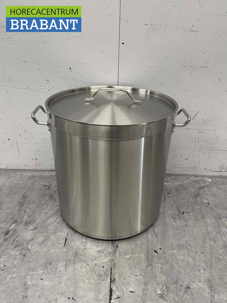 HCB RVS Soeppan Kookpan Pan Inductie 41 x 42 cm 50 liter Horeca