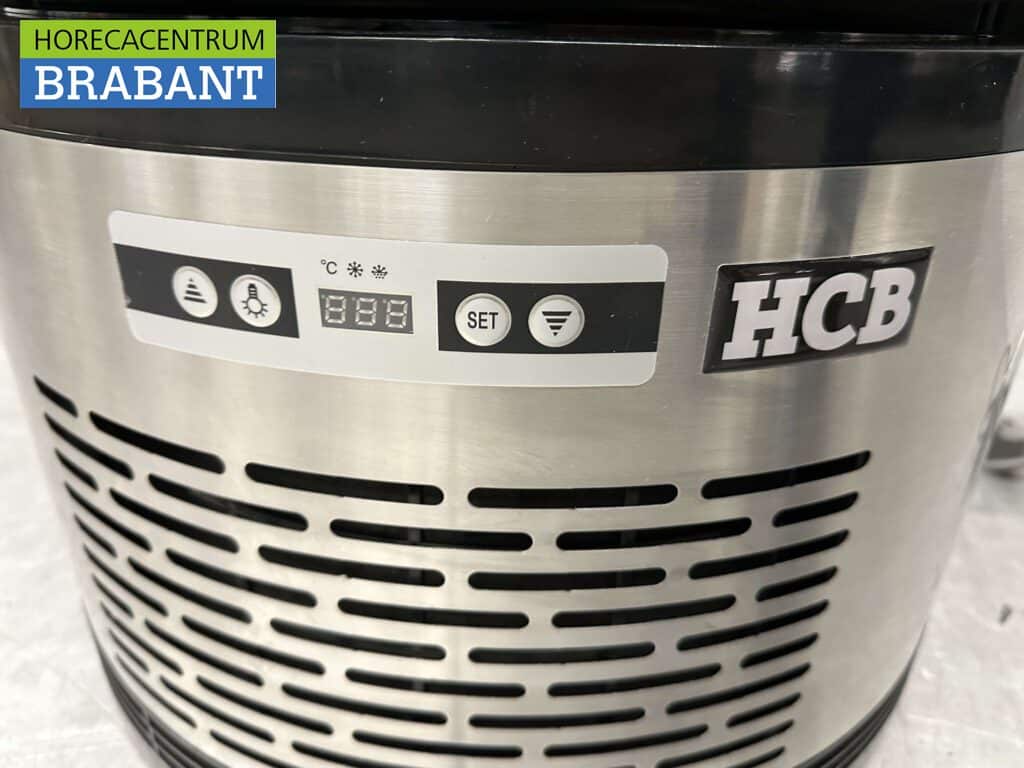 HCB RVS Ronde koelvitrine Gebaksvitrine 100 liter 230V Horeca - Afbeelding 6