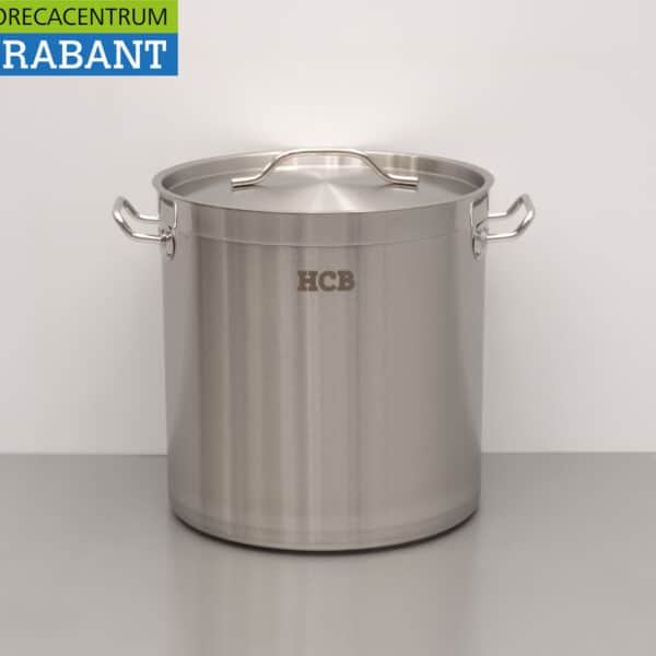 HCB RVS Soeppan Kookpan Pan Inductie 30,5 x 31,5 cm 21 liter Horeca