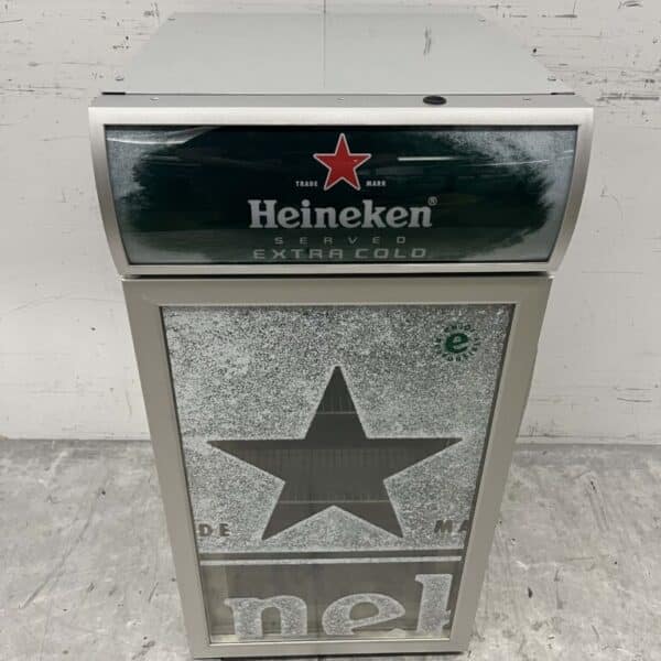 Heineken Cold Equip Glasdeur Glazen deur Display Vrieskast Vriezer 66 liter 230V Horeca