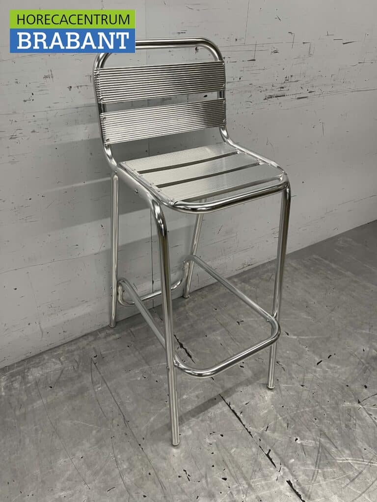 HCB Aluminium Barkruk Kruk Terraskruk Horeca - Afbeelding 3