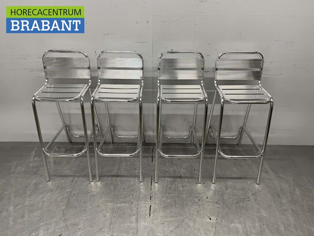 HCB Aluminium Barkruk Kruk Terraskruk Horeca - Afbeelding 4