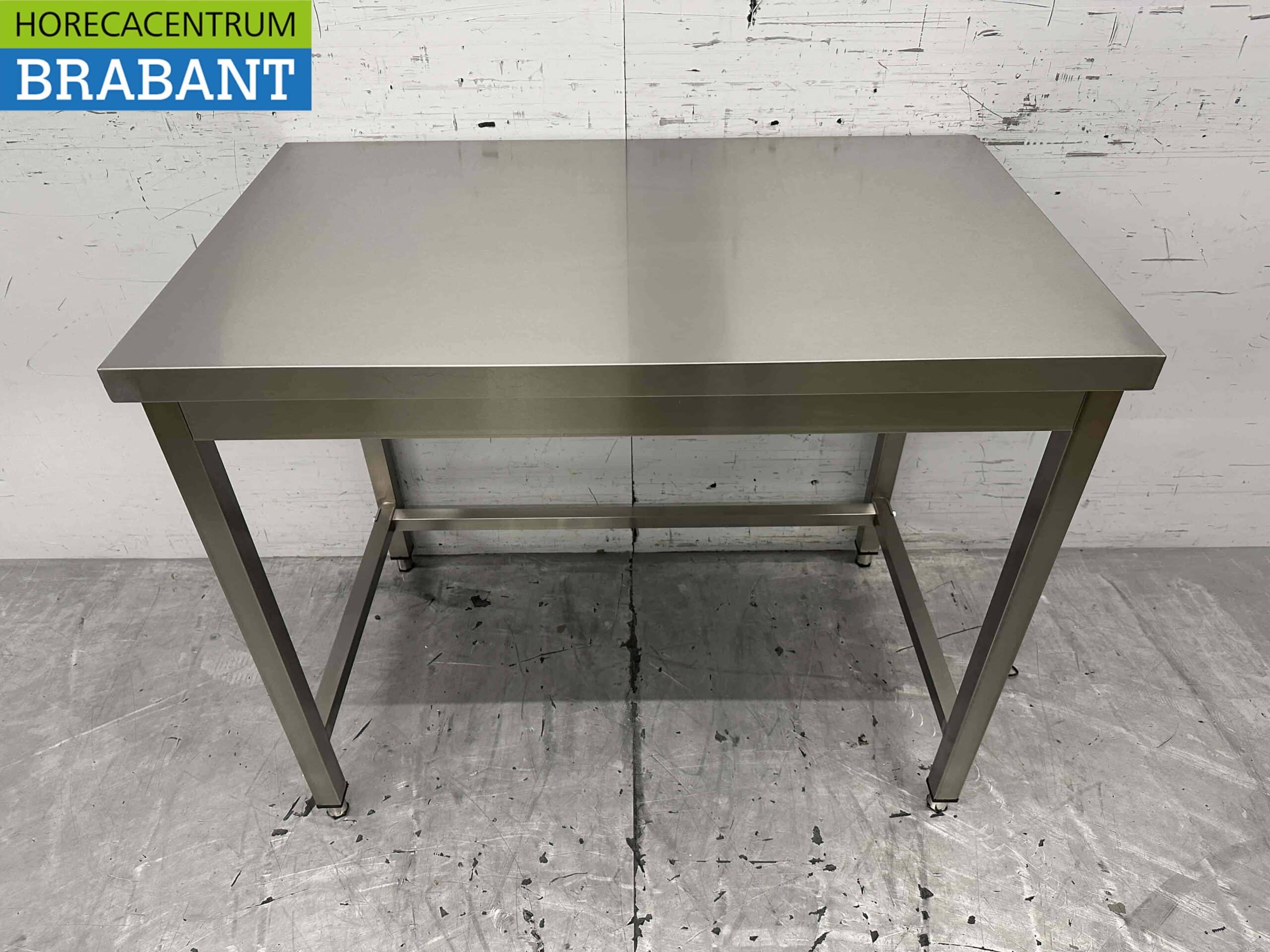 HCB RVS Werktafel Tafel Basic-line 100 x 60 x 85 cm Horeca - Afbeelding 2