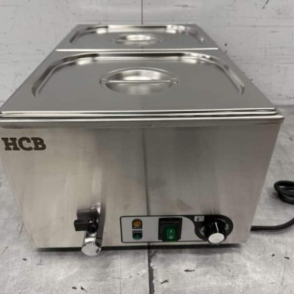HCB RVS Bain marie 2 x 1/2 GN 230V Horeca