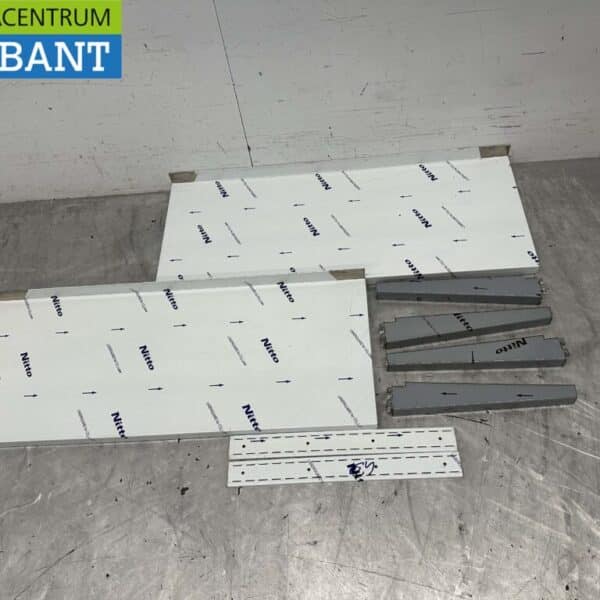 RVS Dubbel wandschap schap 100 x 40 cm Horeca