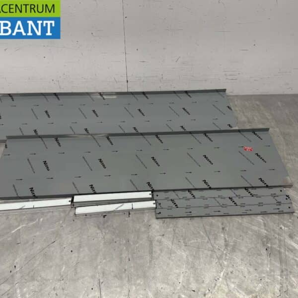 RVS Dubbel wandschap schap 160 x 40 cm Horeca