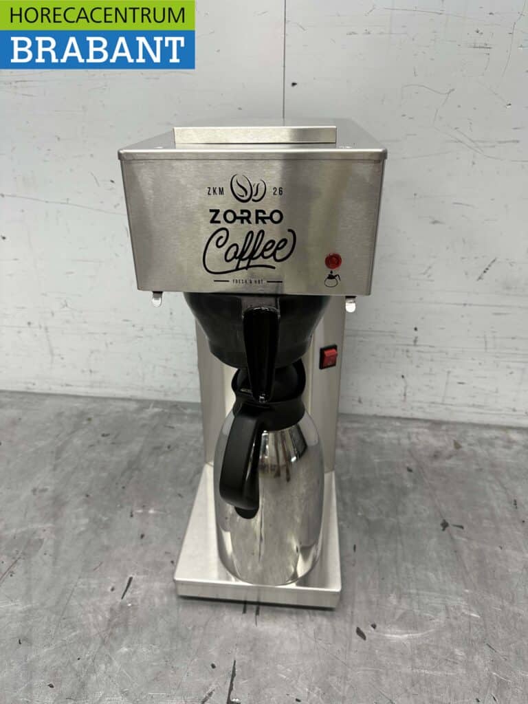 RVS Zorro ZKM26 Koffiemachine Koffieautomaat met thermoskan 230V Horeca