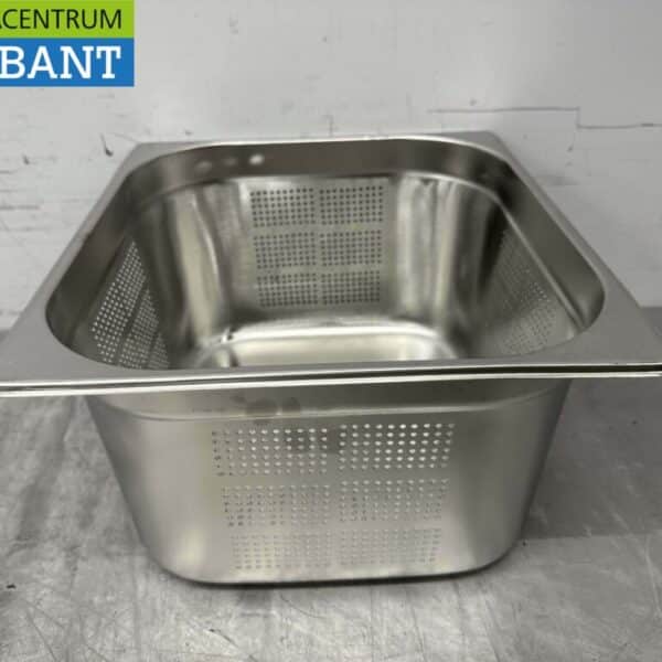HCB RVS Geperforeerde gastronorm bak GN bak 2/3 Diepte 200 mm Horeca