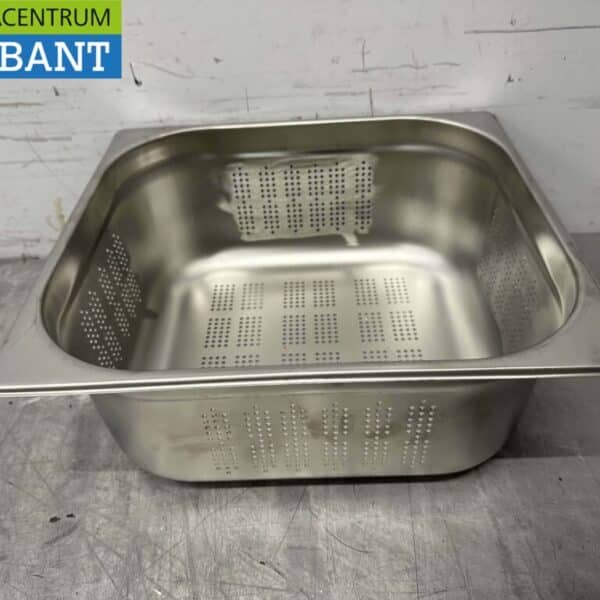 HCB RVS Geperforeerde gastronorm bak GN bak 2/3 Diepte 150 mm Horeca