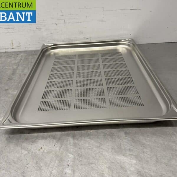HCB RVS Geperforeerde gastronorm bak GN bak 2/1 Diepte 40 mm Horeca