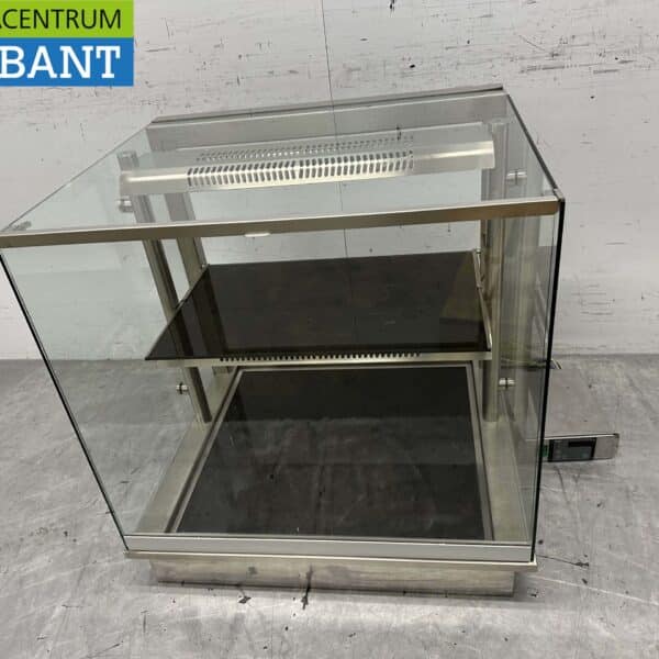 RVS Ideal Ake Infrarood Warmhoudvitrine Warmtevitrine 80 cm 230V Horeca