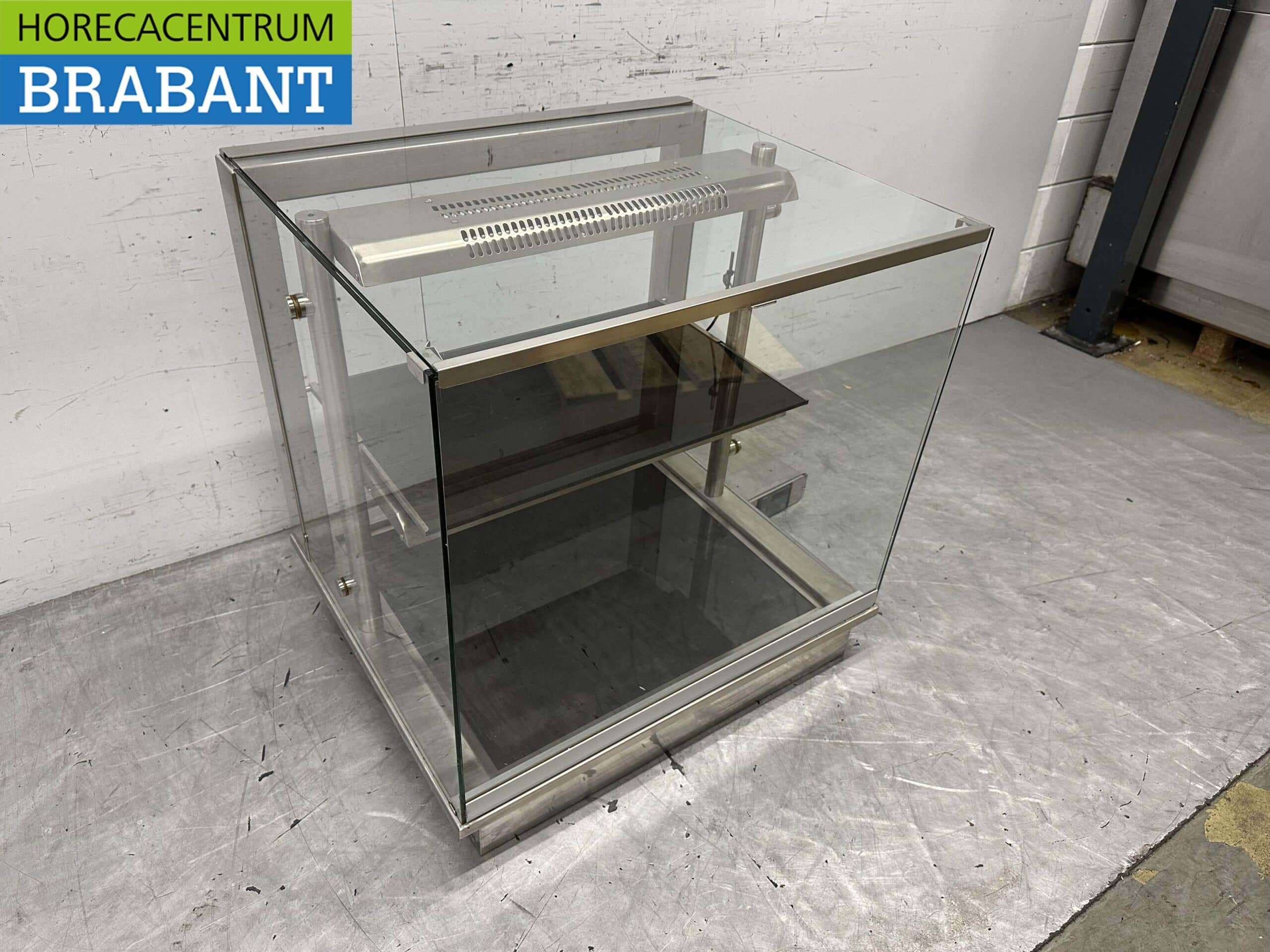 RVS Ideal Ake Infrarood Warmhoudvitrine Warmtevitrine 80 cm 230V Horeca - Afbeelding 3