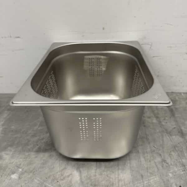 HCB RVS Geperforeerde gastronorm bak GN bak 1/2 Diepte 200 mm Horeca