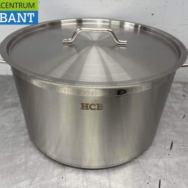 HCB RVS Soeppan Kookpan Pan Inductie 50 x 30 cm 58 liter Horeca