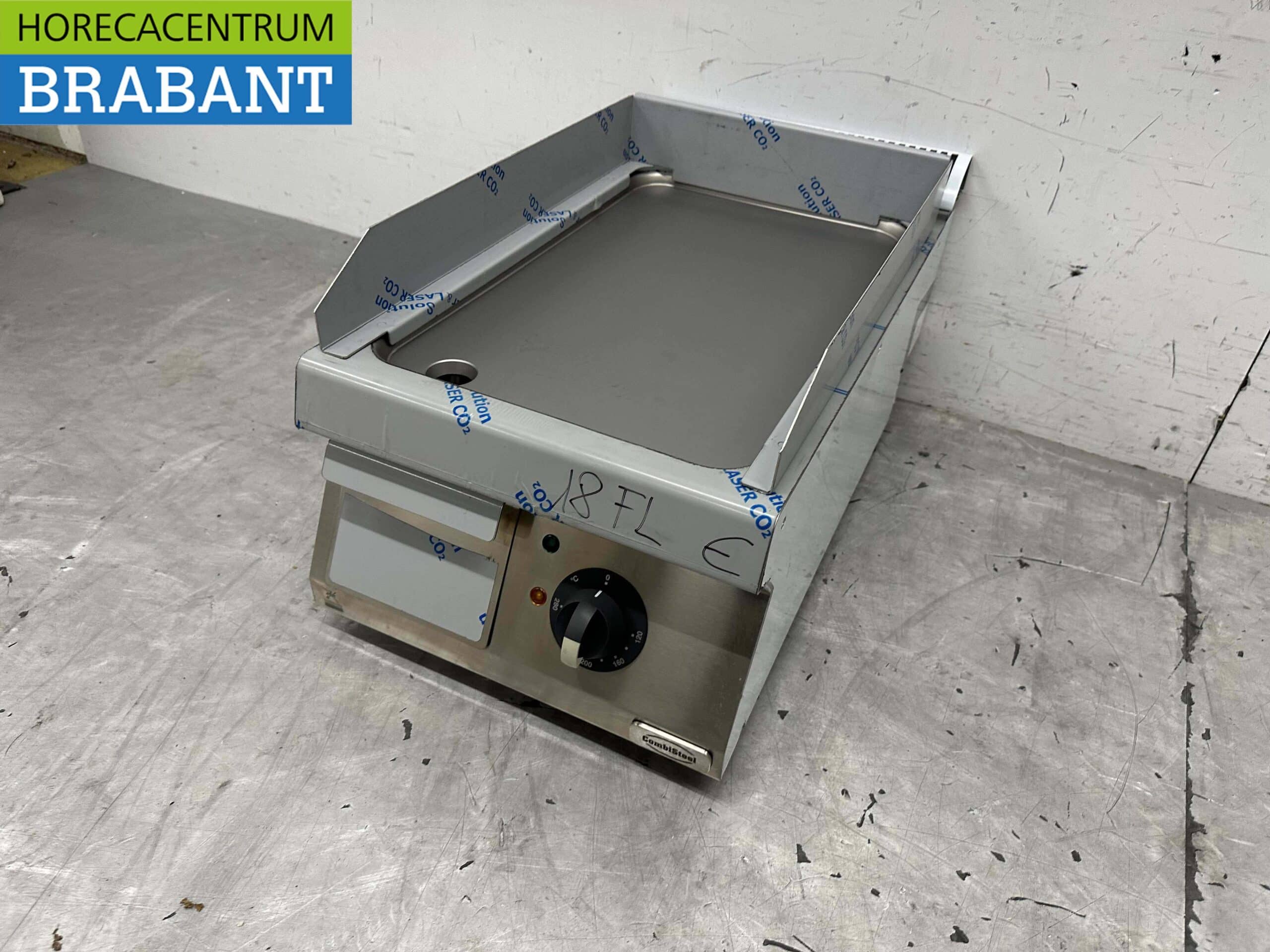 RVS Combisteel bakplaat grillplaat Glad 40 cm 400V Horeca - Afbeelding 3