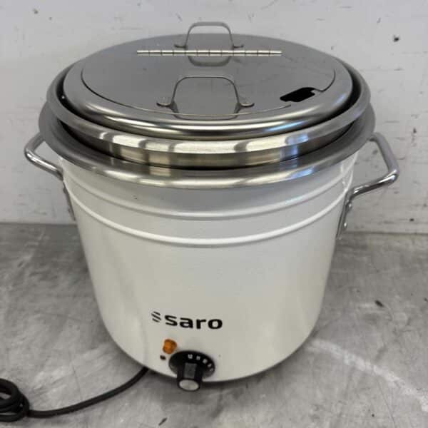 RVS Saro Retro Soepketel Soepterrine 11 liter 230V Horeca