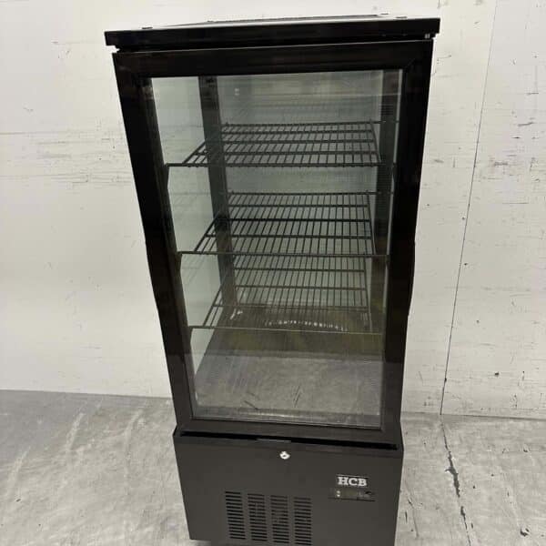 HCB Koelvitrine Gebaksvitrine Zwart 158 liter 230V Horeca