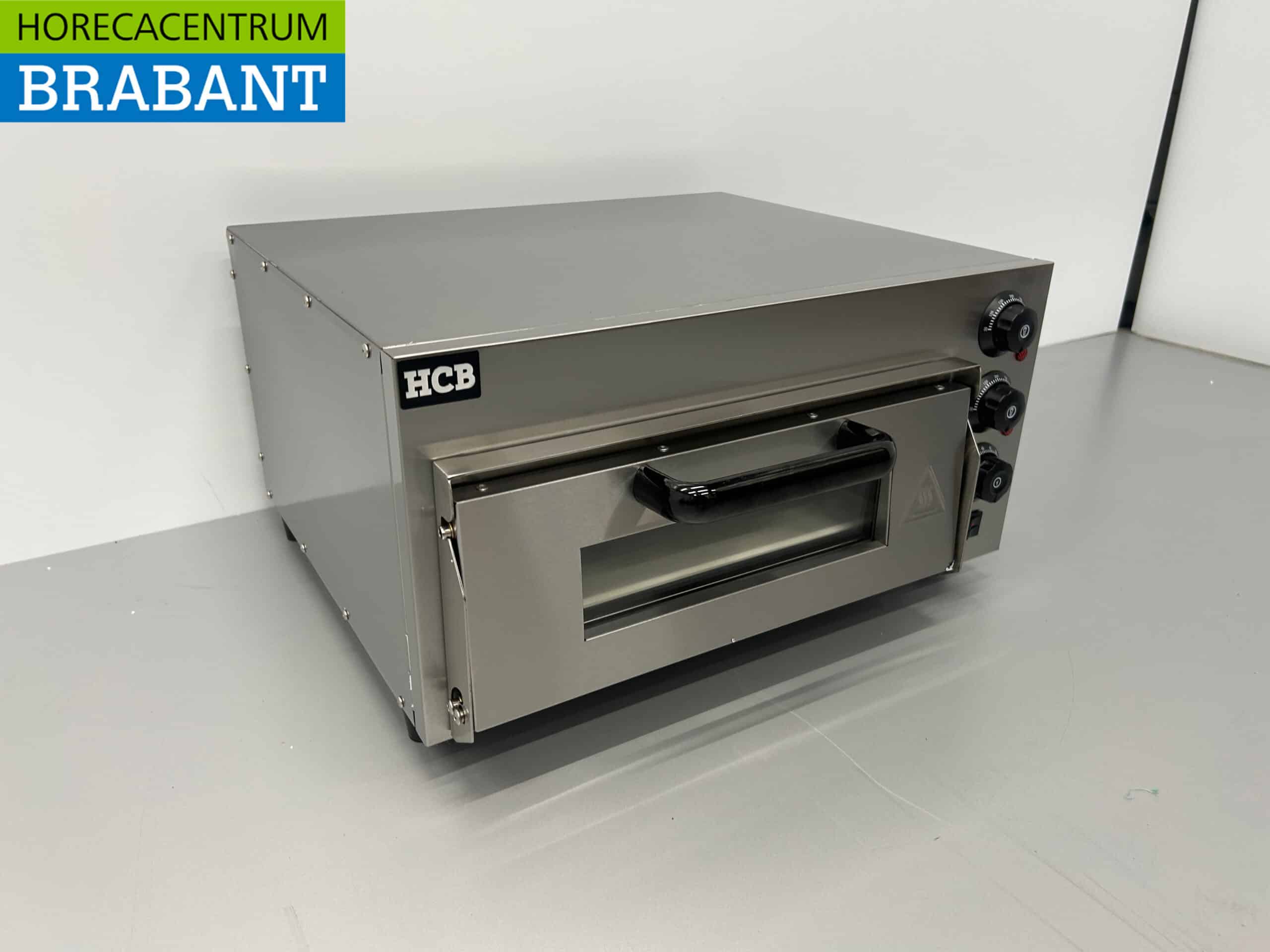 HCB RVS Pizzaoven oven 40 cm steen 230V Horeca - Afbeelding 3