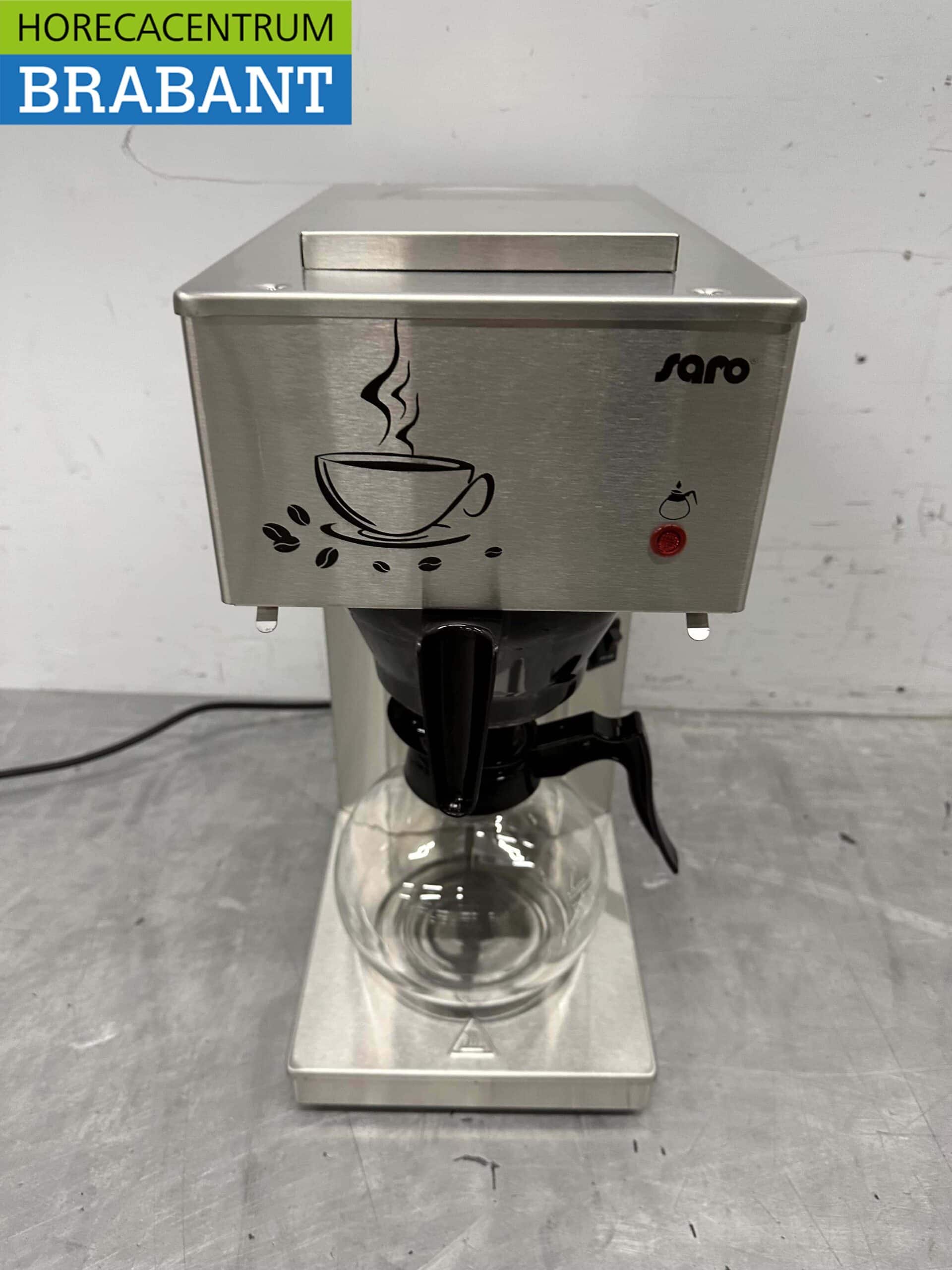 RVS Saro K12 Koffiemachine Koffieautomaat met 1 kan 230V Horeca