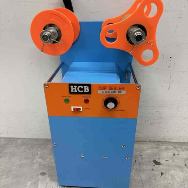 HCB Manuele cupsealer cupsealing machine Bubble tea 300/500 bekers per uur 230V Horeca