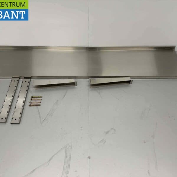HCB RVS Wandschap Schap Basic-line 150 x 30 cm Horeca