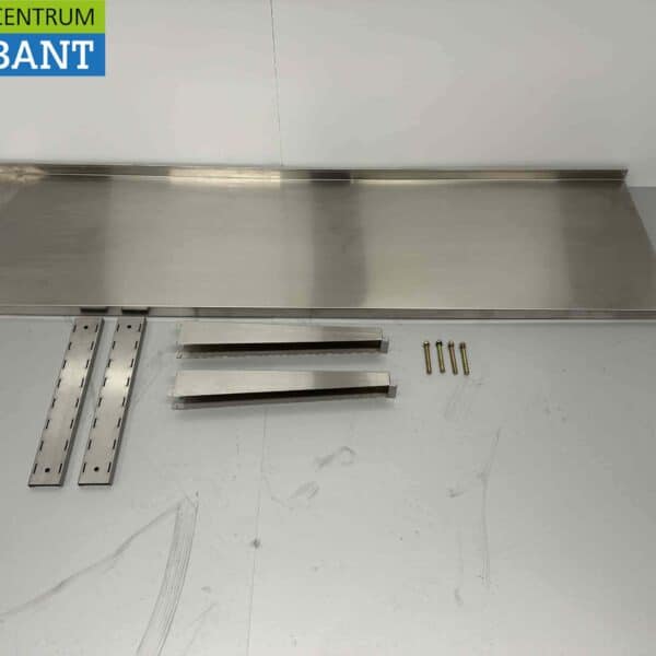 HCB RVS Wandschap Schap Basic-line 150 x 40 cm Horeca