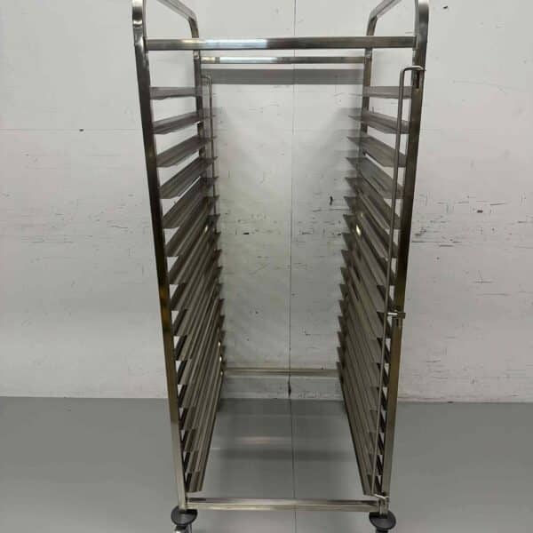 HCB RVS Regaalwagen 32 x 60/40 cm Bakery norm Horeca