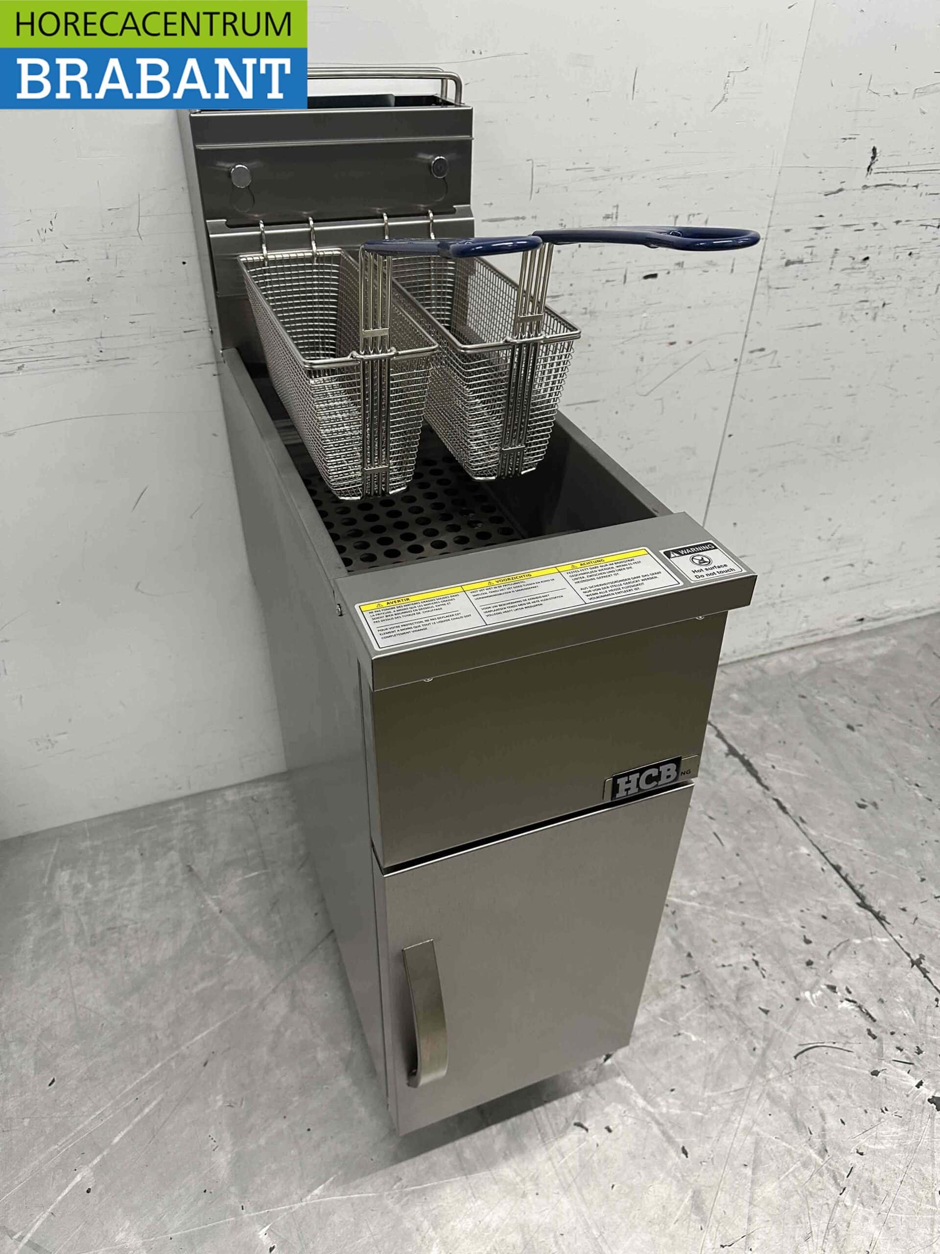 HCB RVS Friteuse frituur 15 liter Premium-line GAS Horeca - Afbeelding 7
