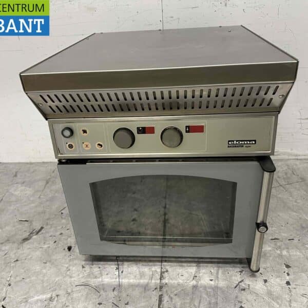 RVS Heteluchtoven Oven Steamer Eloma EB30 met afzuigkap 230V Horeca