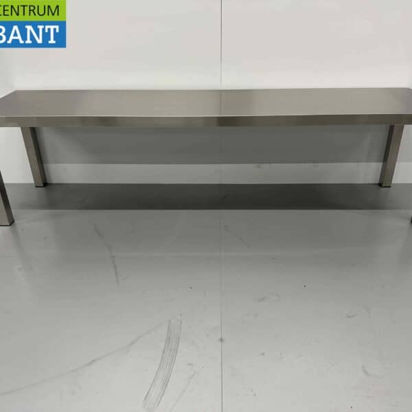HCB RVS Etagère Brug 150 x 35 x 40 cm Horeca
