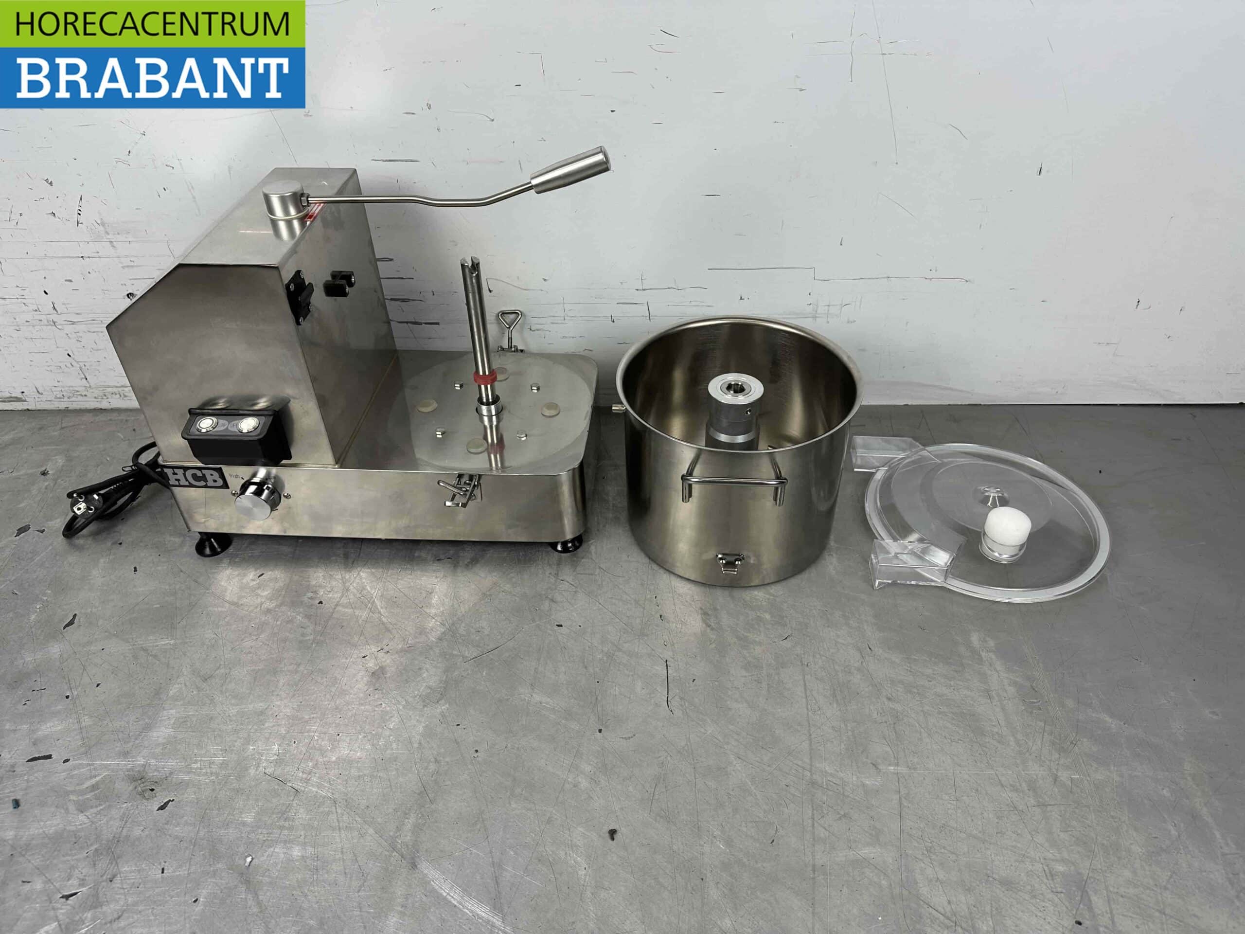 HCB RVS Cutter / Keukenmachine / Groentecutter 9 liter 230V Horeca - Afbeelding 5