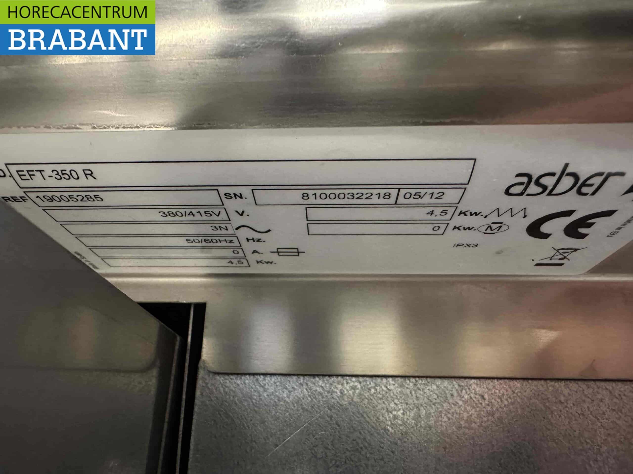 Asber RVS bakplaat grillplaat 35 cm 400V Horeca - Afbeelding 5