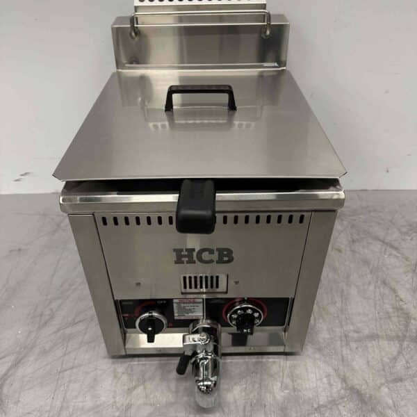 HCB RVS Friteuse Frituur 21 liter Gas Horeca