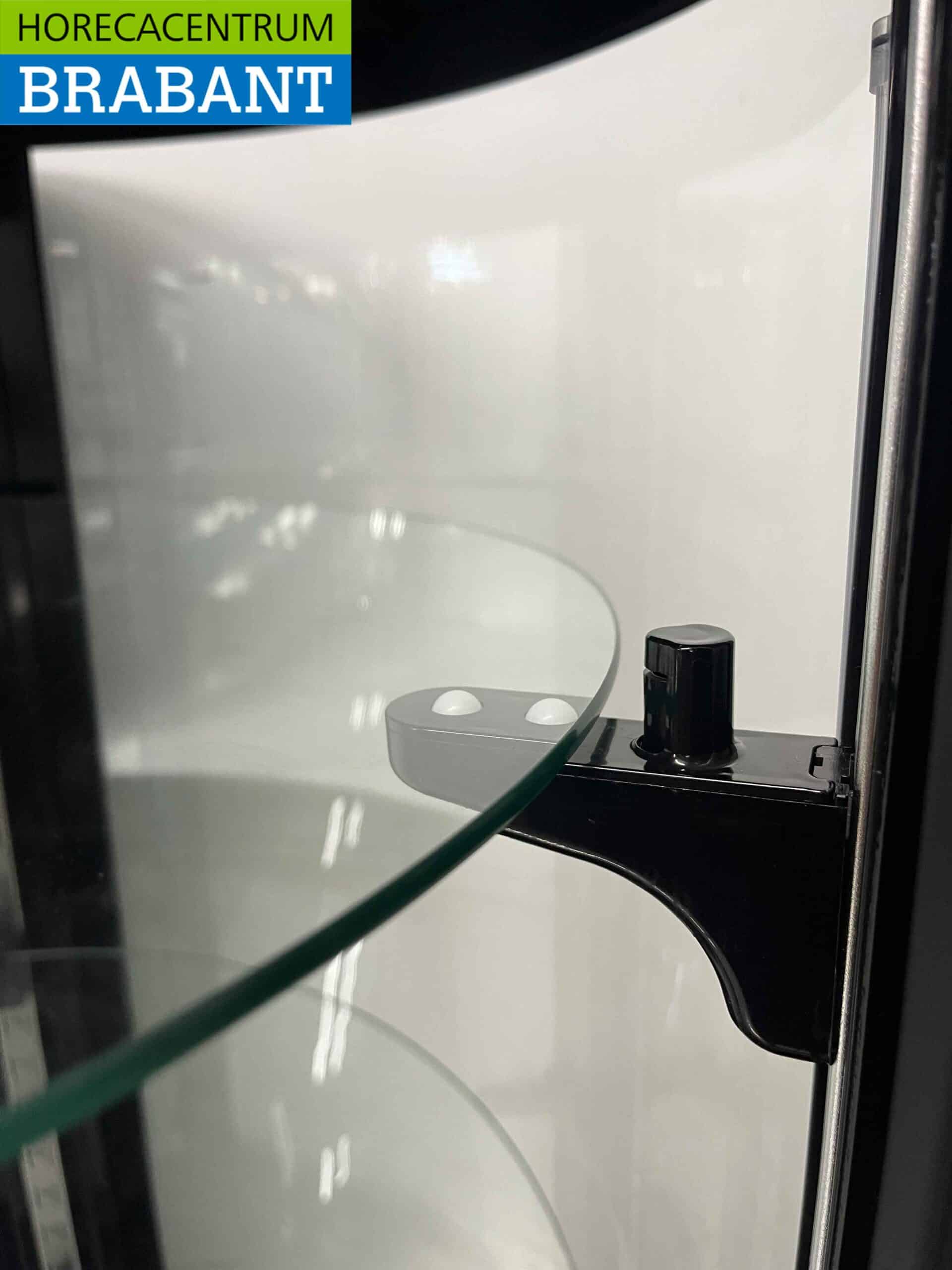 HCB RVS Ronde koelvitrine Gebaksvitrine 400 liter 230V Horeca - Afbeelding 5
