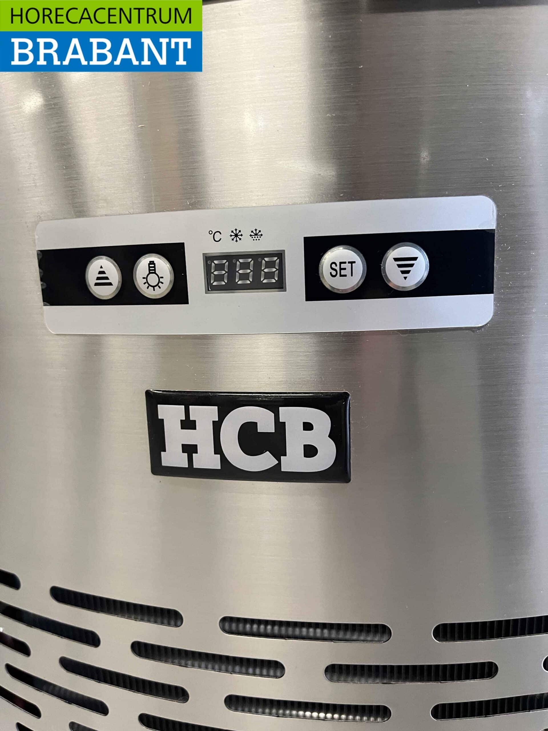 HCB RVS Ronde koelvitrine Gebaksvitrine 400 liter 230V Horeca - Afbeelding 6