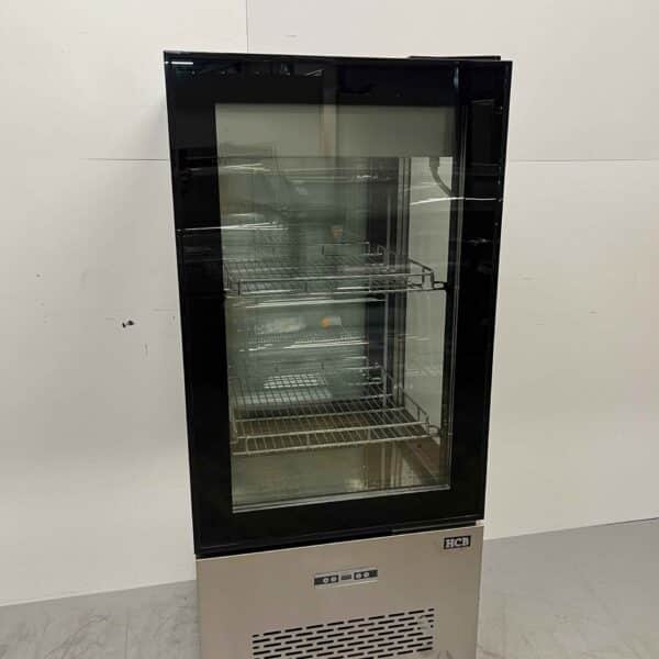 HCB RVS koelvitrine Gebaksvitrine 270 liter 230V Horeca
