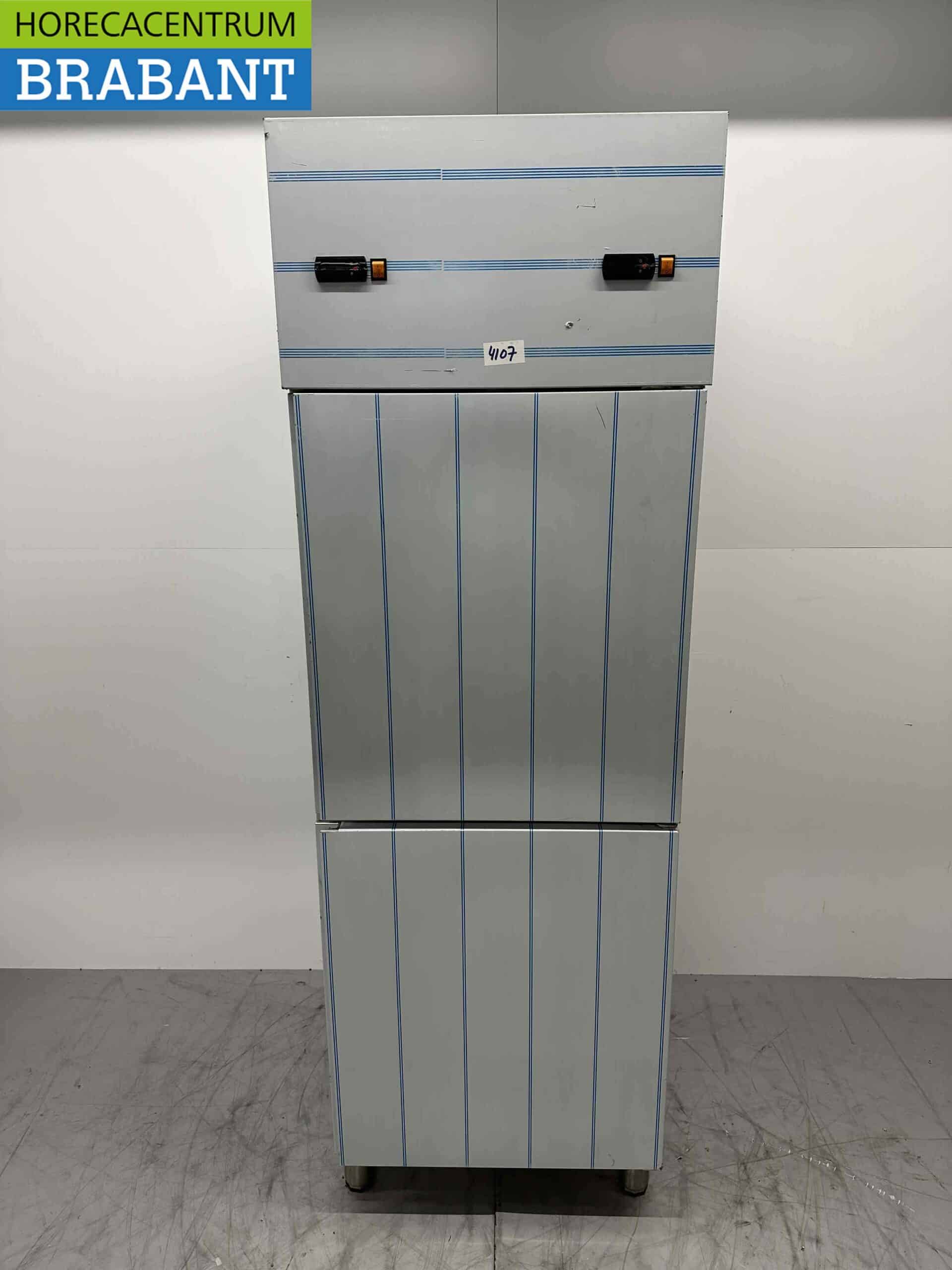 RVS Koel-vriescombinatie koelvriescombinatie 2 x 280 ltr 230V