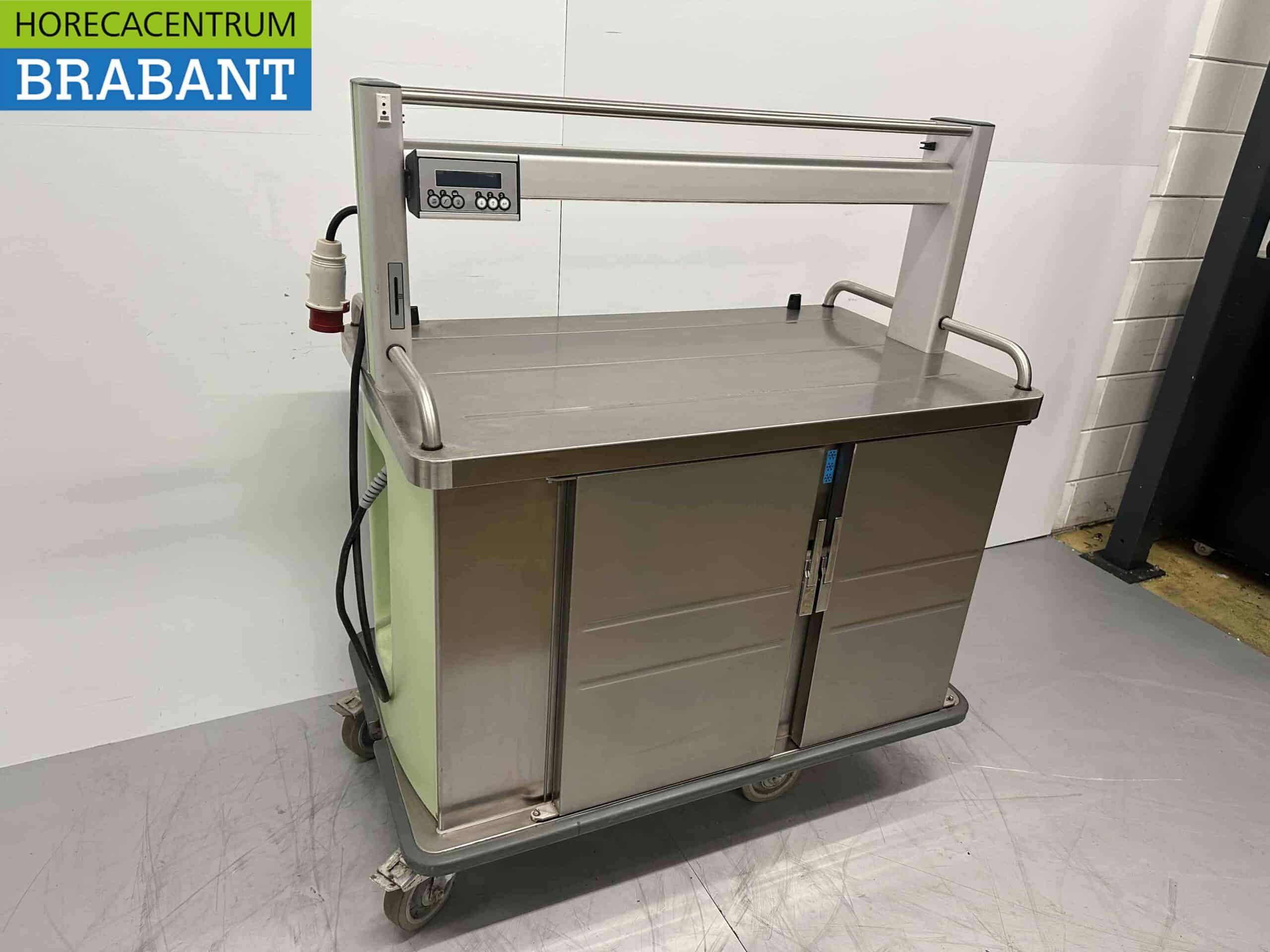RVS Burlodge Cateringwagen verwarmd en gekoeld 8 x 1/1 GN 400V Horeca - Afbeelding 2