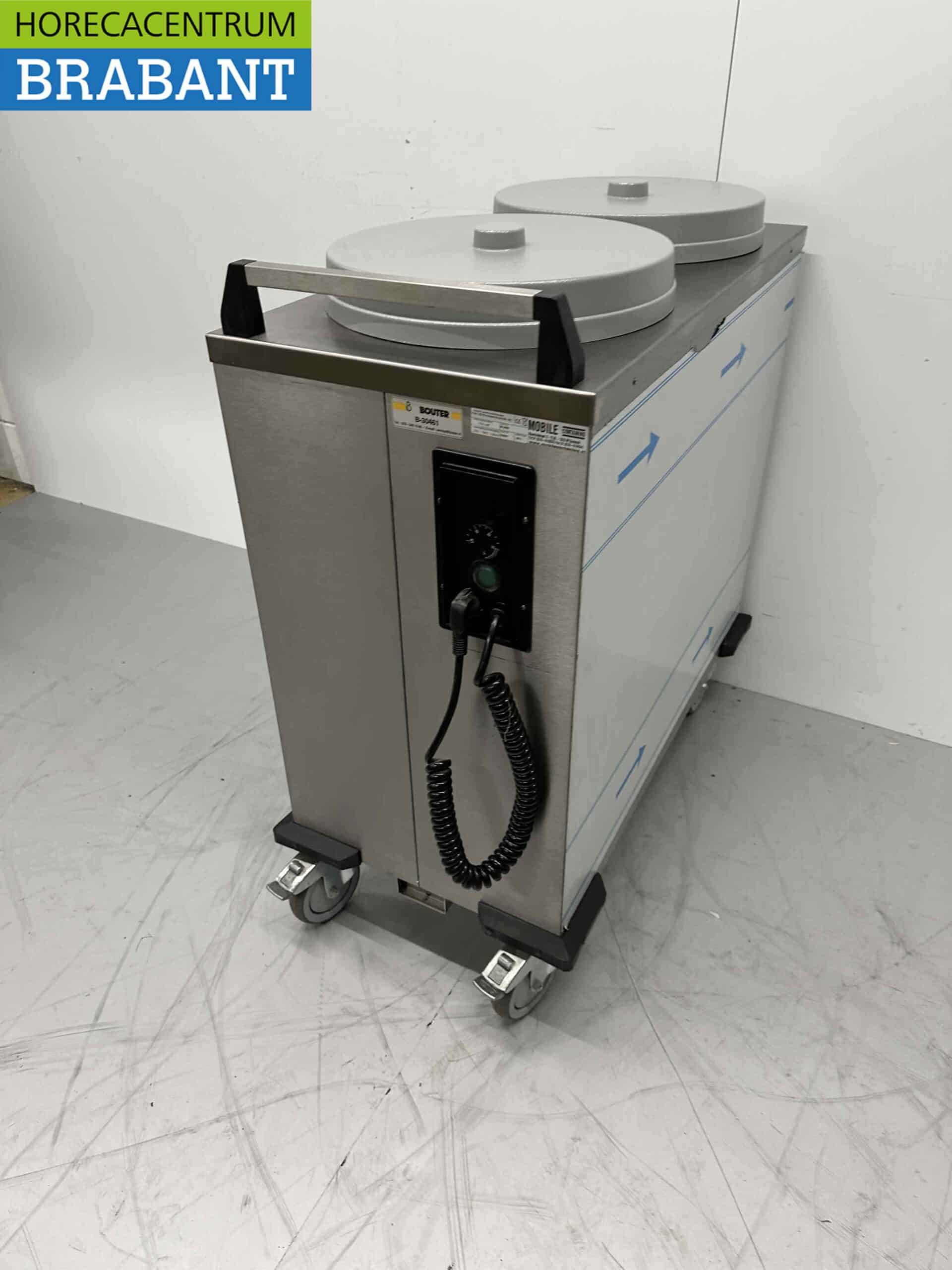 RVS Mobile verwarmde bordenwagen Max. doorsnede 31 cm 230V Horeca - Afbeelding 3