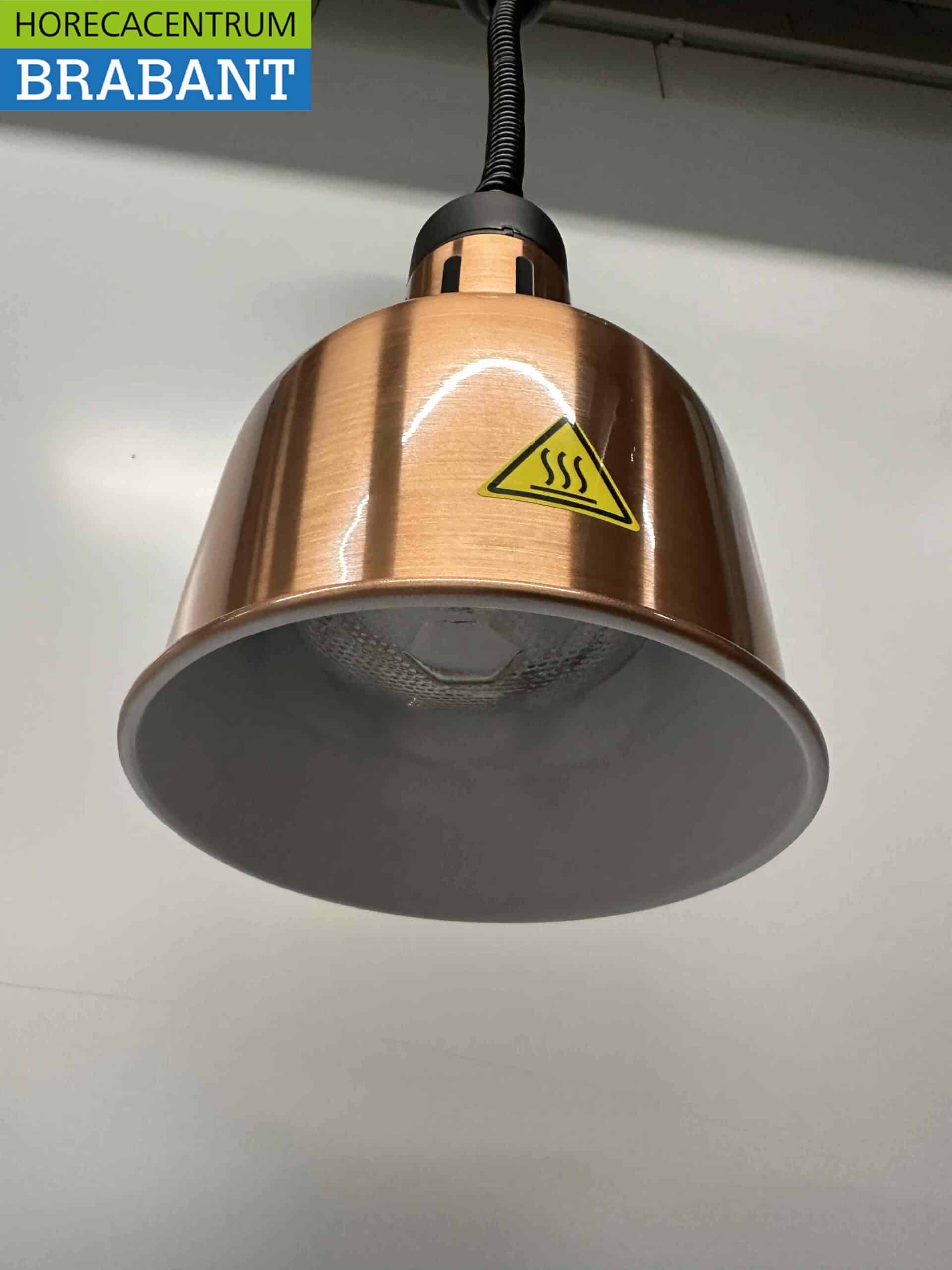 HCB Warmtelamp Warmhoudlamp Brons 175 mm 250 watt 230V Horeca - Afbeelding 2