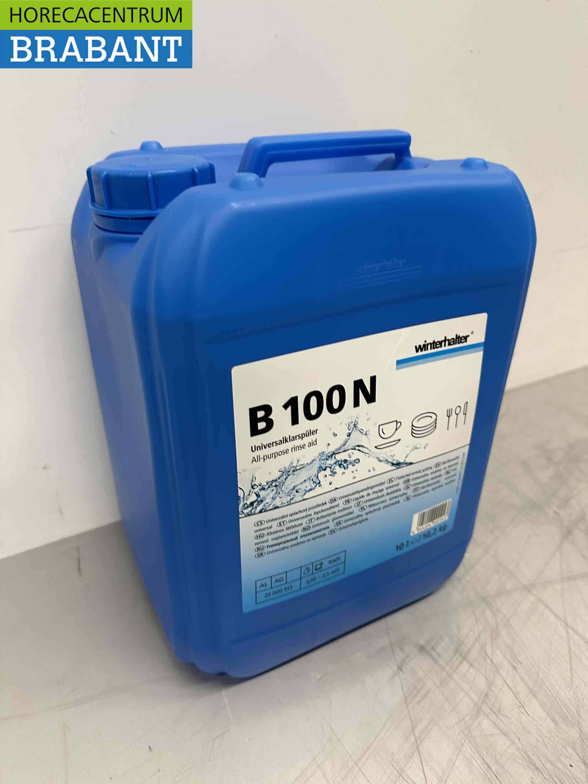 Winterhalter B 100 N 10 liter Universeel Naglansmiddel voor vaatwasser en glazenspoelmachine Horeca - Afbeelding 3