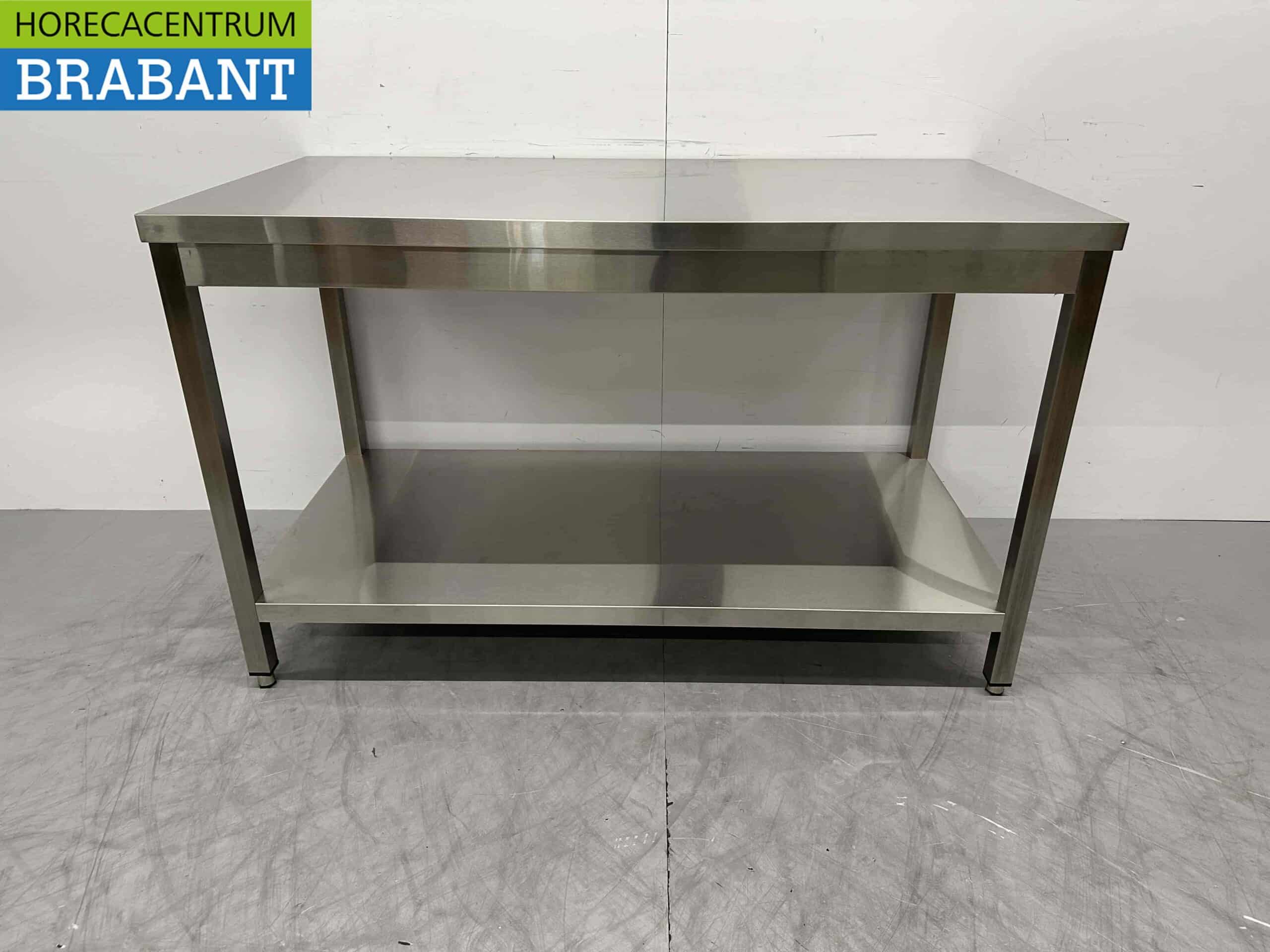 HCB RVS Werktafel Tafel Basic-line 140 x 70 x 85 cm Horeca